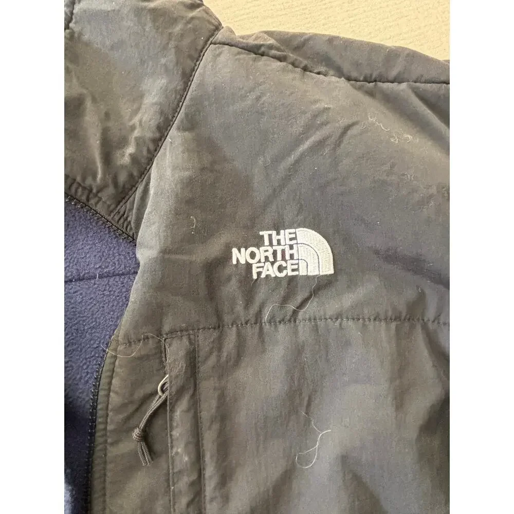 Northface Men’s Denali Zip Up  Jacket in Navy/Black size Medium